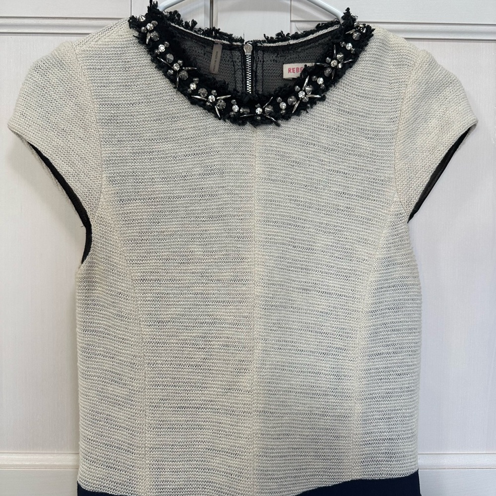 Rebecca Taylor Knit cap sleeve dress